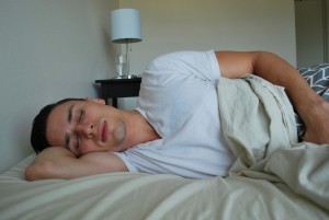 Hosmer chiropractic health man side sleeping