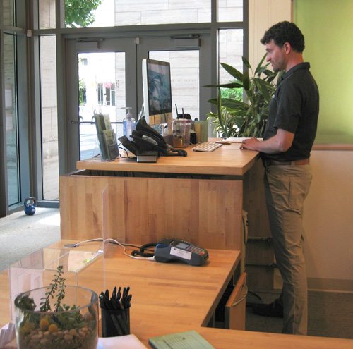 Standing Desk at Hosmer