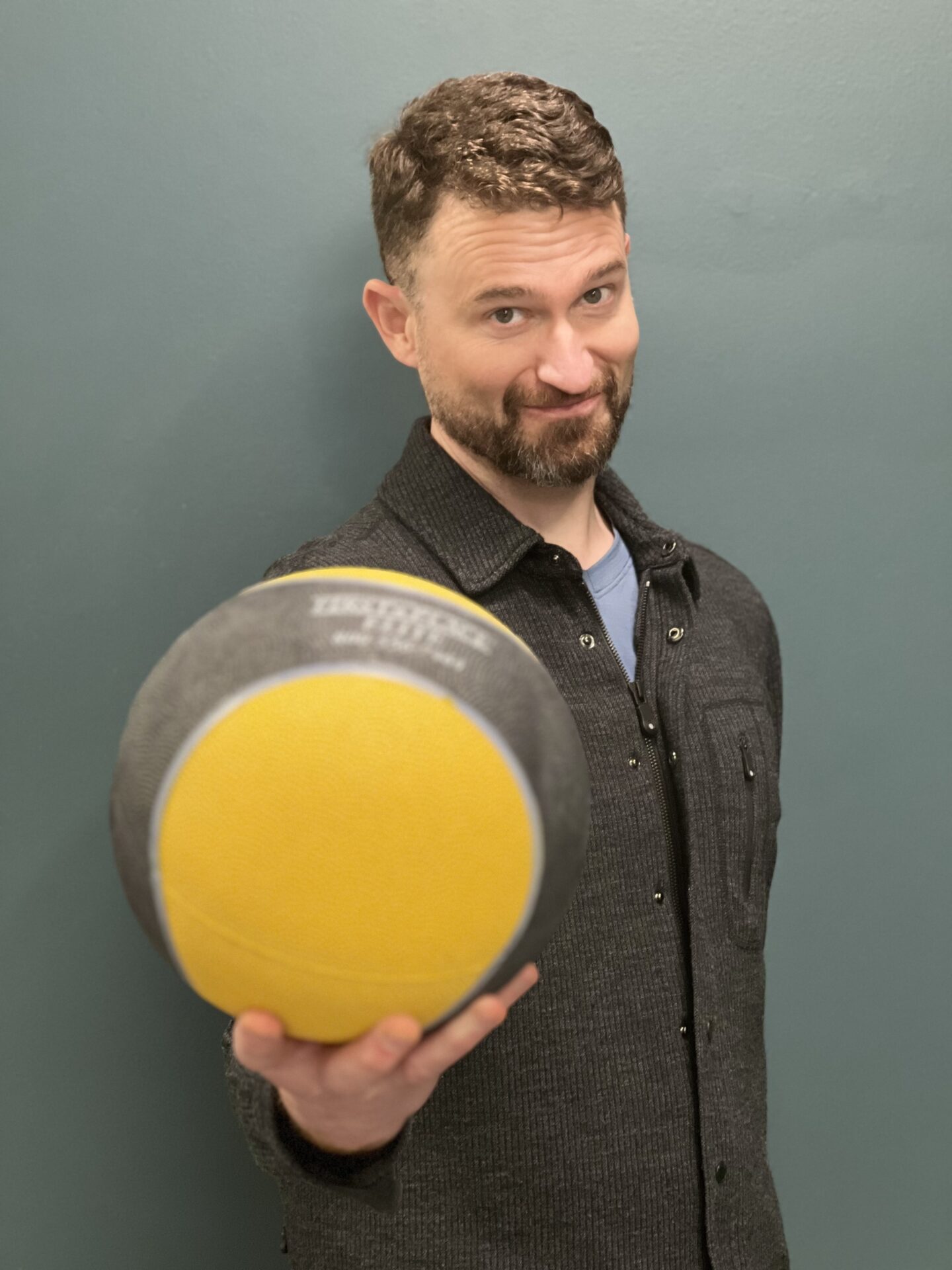 Seth with Med Ball
